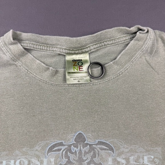 Anvil Other - Chroma Zone by Anvil Hawaii Honu Isle Sea Turtle T-Shirt Mens Small Green